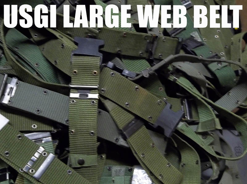 USGI LARGE WEB BELT (30 PACK)